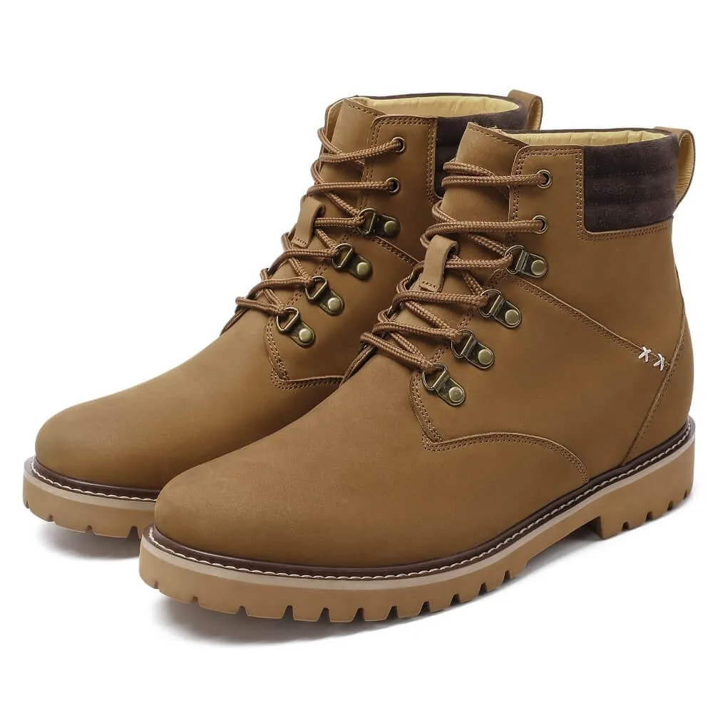 8 CM/3.15 Inch CMR CHAMARIPA Men’s Outdoor Water-Resistant Elevator Hiking Boots