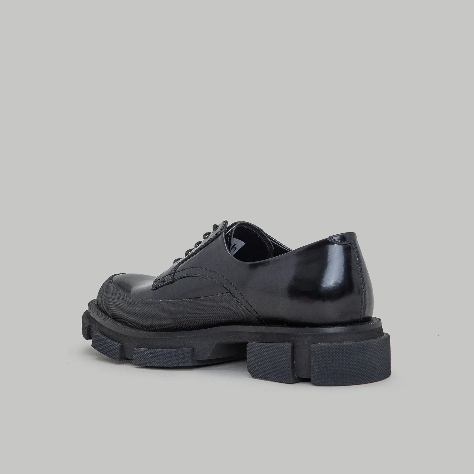 both - GAO DERBIES-SPAZZOLATO-BLACK