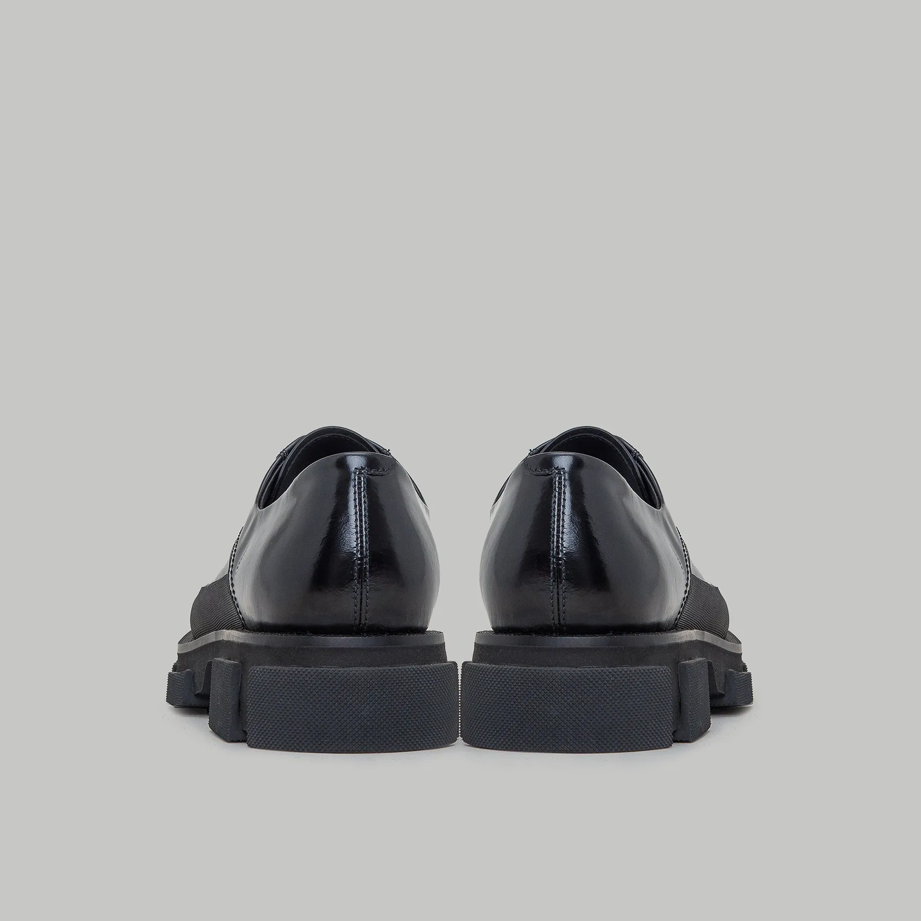 both - GAO DERBIES-SPAZZOLATO-BLACK