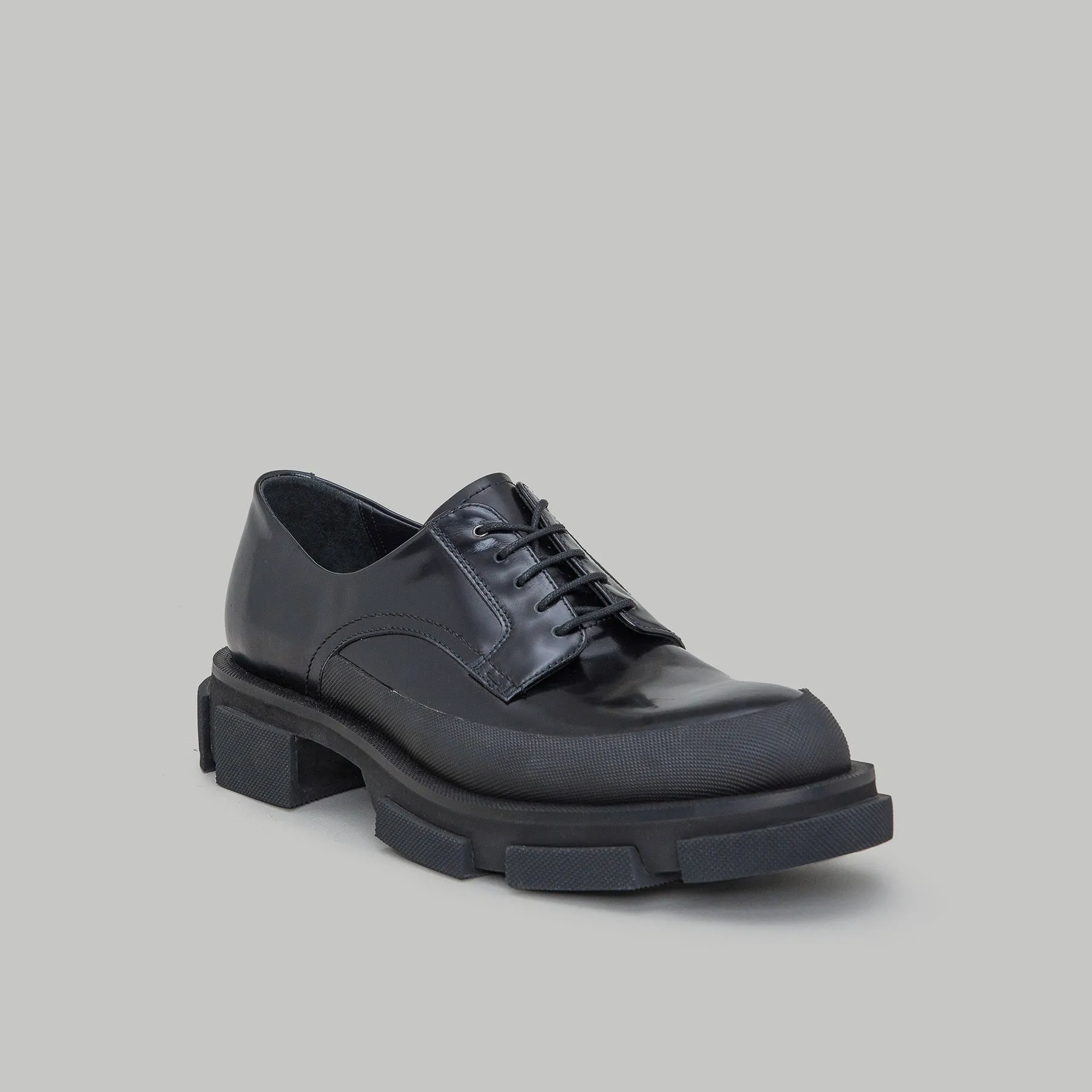 both - GAO DERBIES-SPAZZOLATO-BLACK