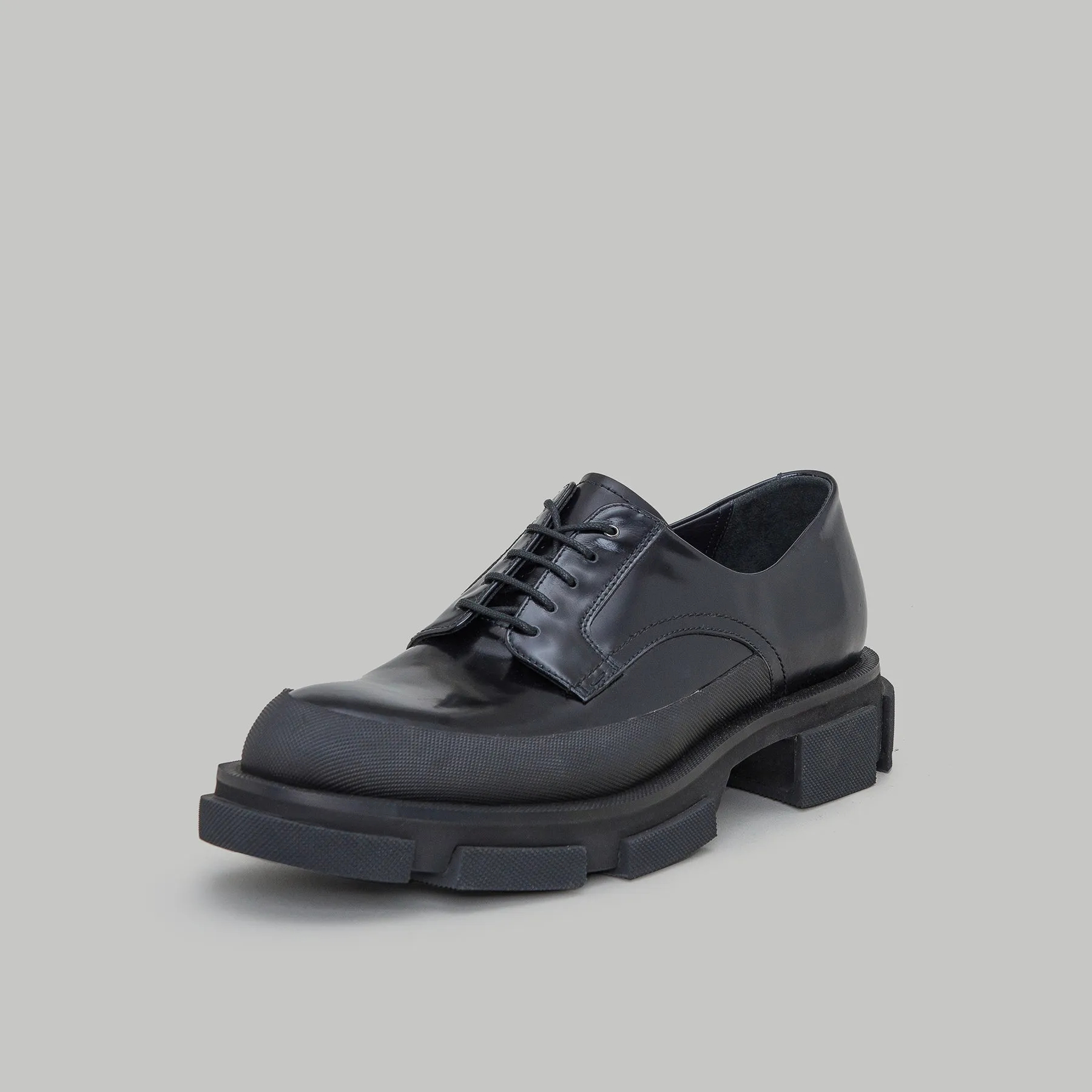 both - GAO DERBIES-SPAZZOLATO-BLACK