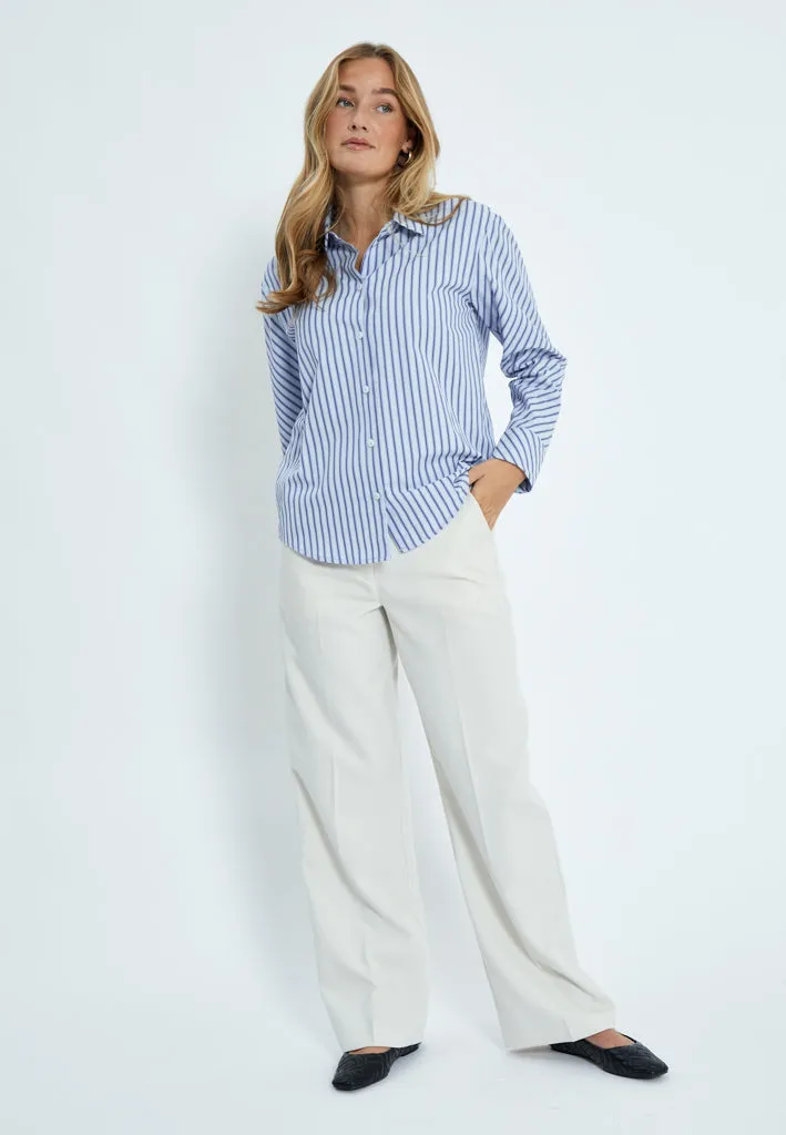 Desires Shirt DSCynthia Royal Blue Stripe DE9357