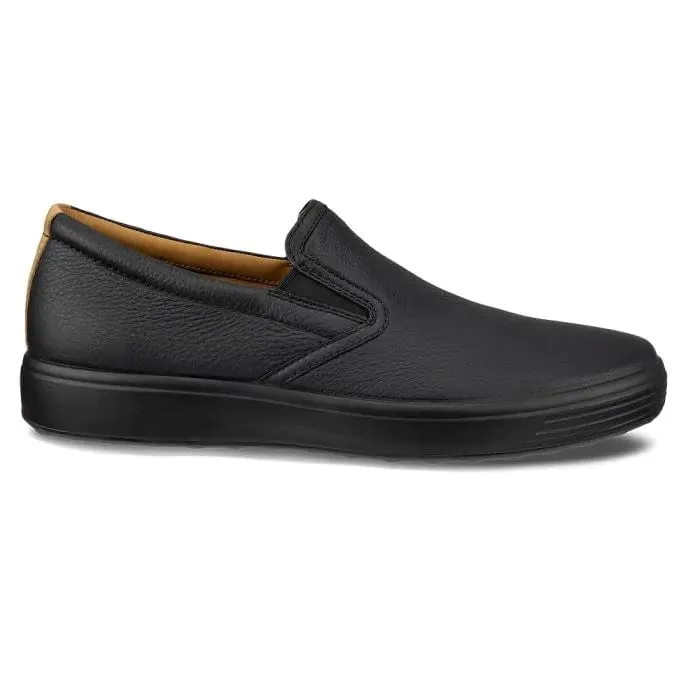 Ecco Men's Soft 7 Slip On Sneakers- Black