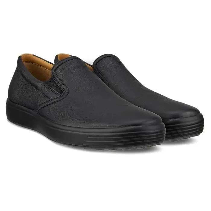Ecco Men's Soft 7 Slip On Sneakers- Black
