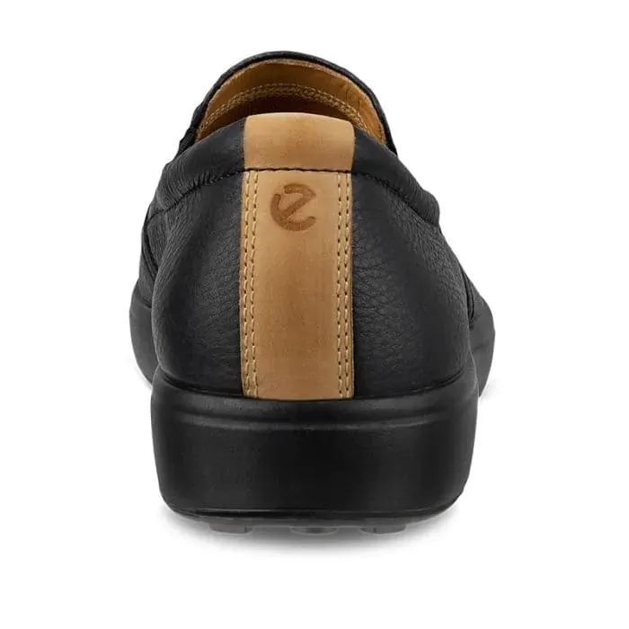 Ecco Men's Soft 7 Slip On Sneakers- Black