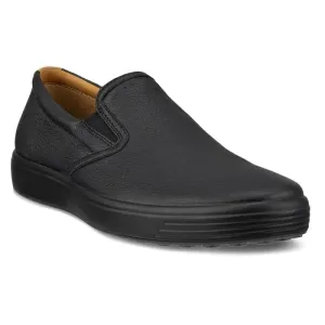 Ecco Men's Soft 7 Slip On Sneakers- Black