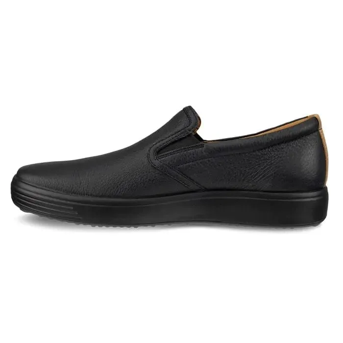 Ecco Men's Soft 7 Slip On Sneakers- Black
