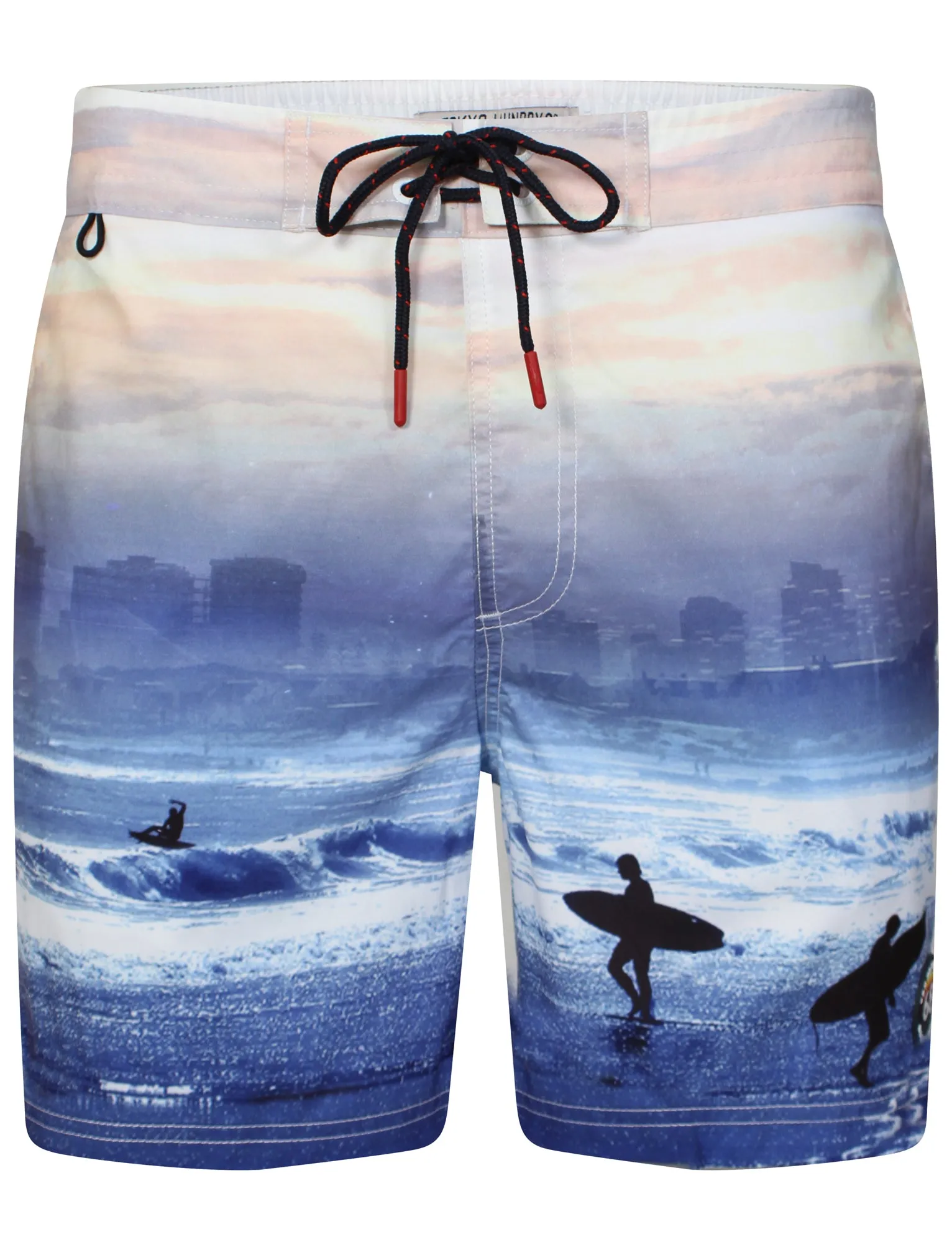 Eppink Surf Swim Shorts with Free Matching Flip Flops - Tokyo Laundry