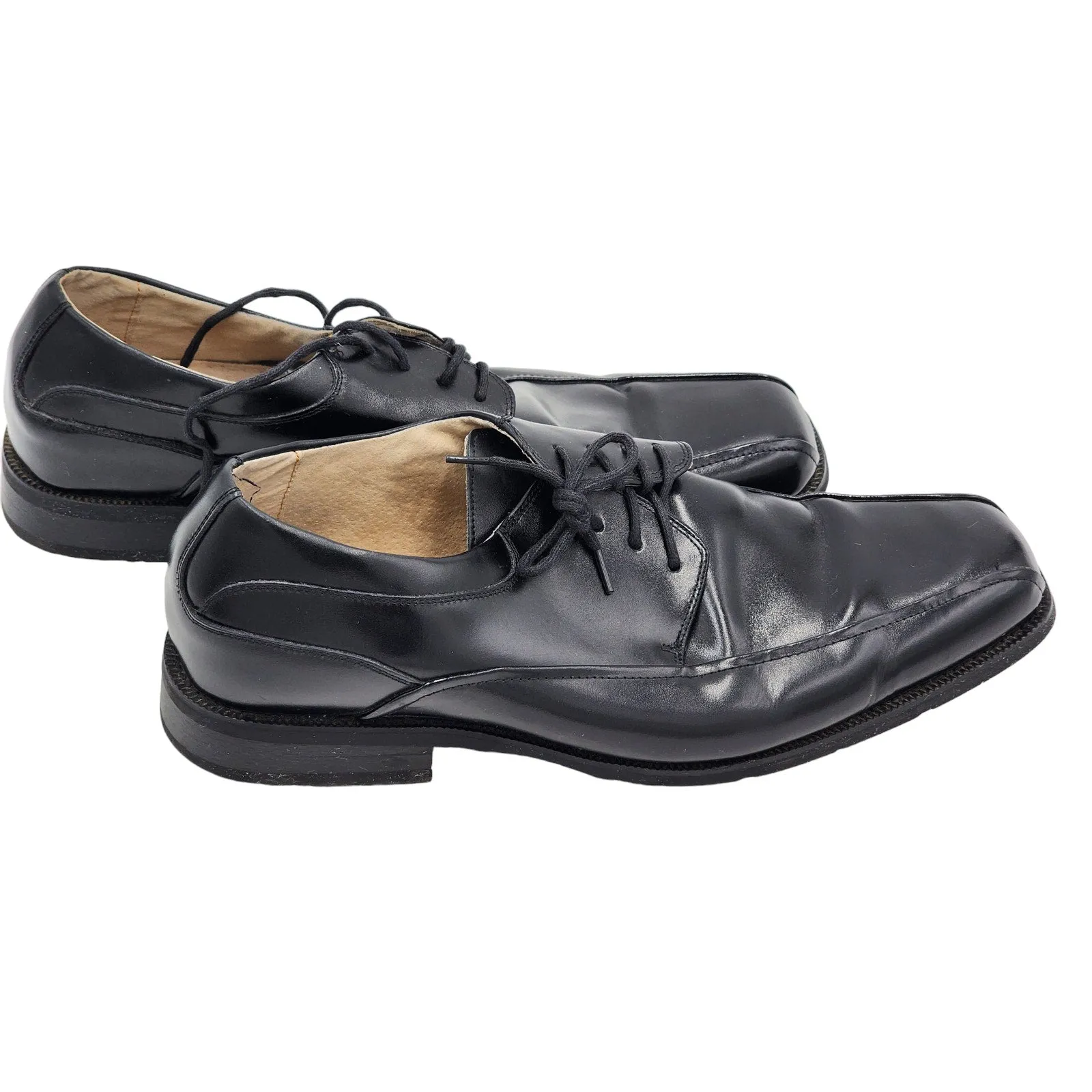 Florsheim Shoes Comfortech Mens 12D Dress Leather Square Toe Business 11256-001