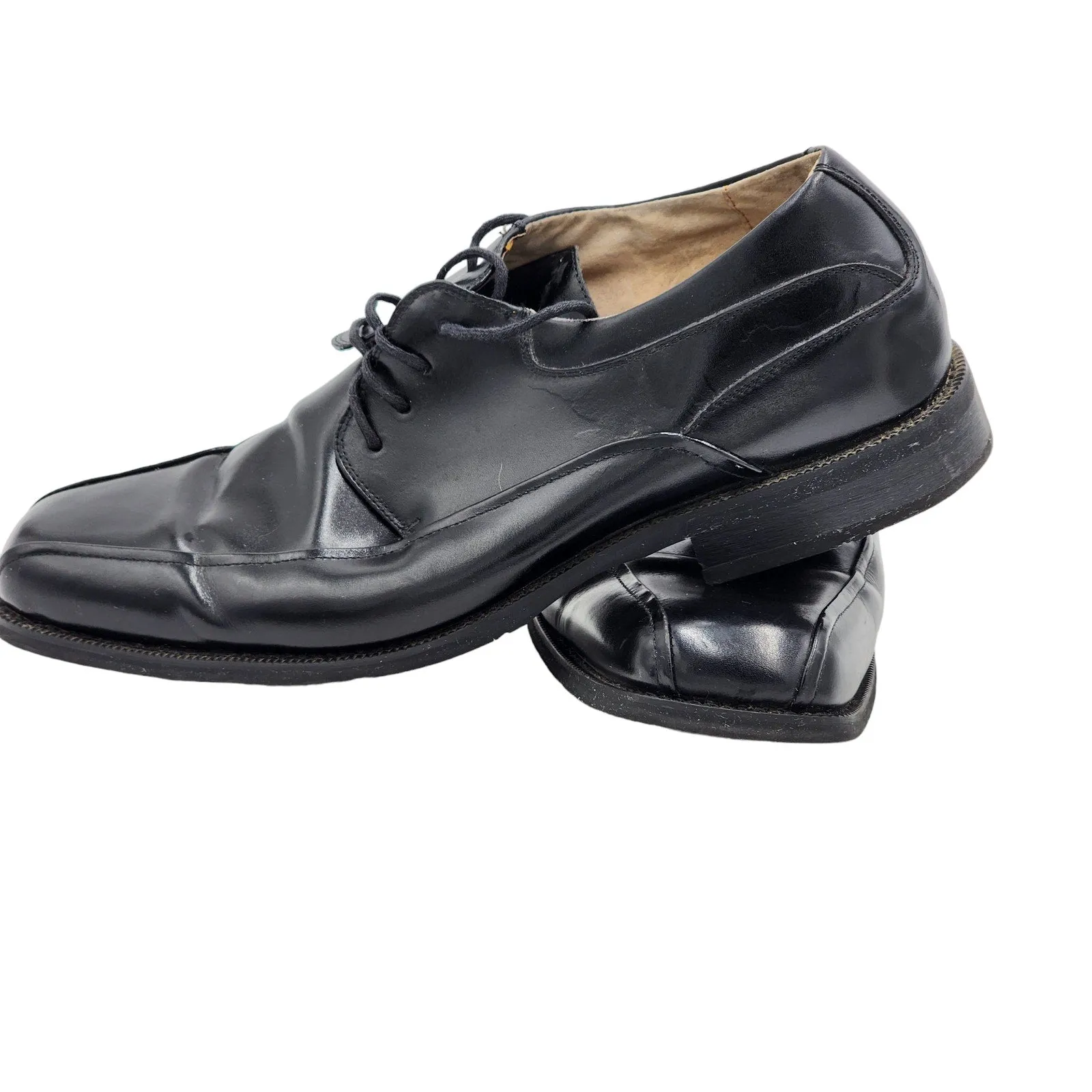 Florsheim Shoes Comfortech Mens 12D Dress Leather Square Toe Business 11256-001