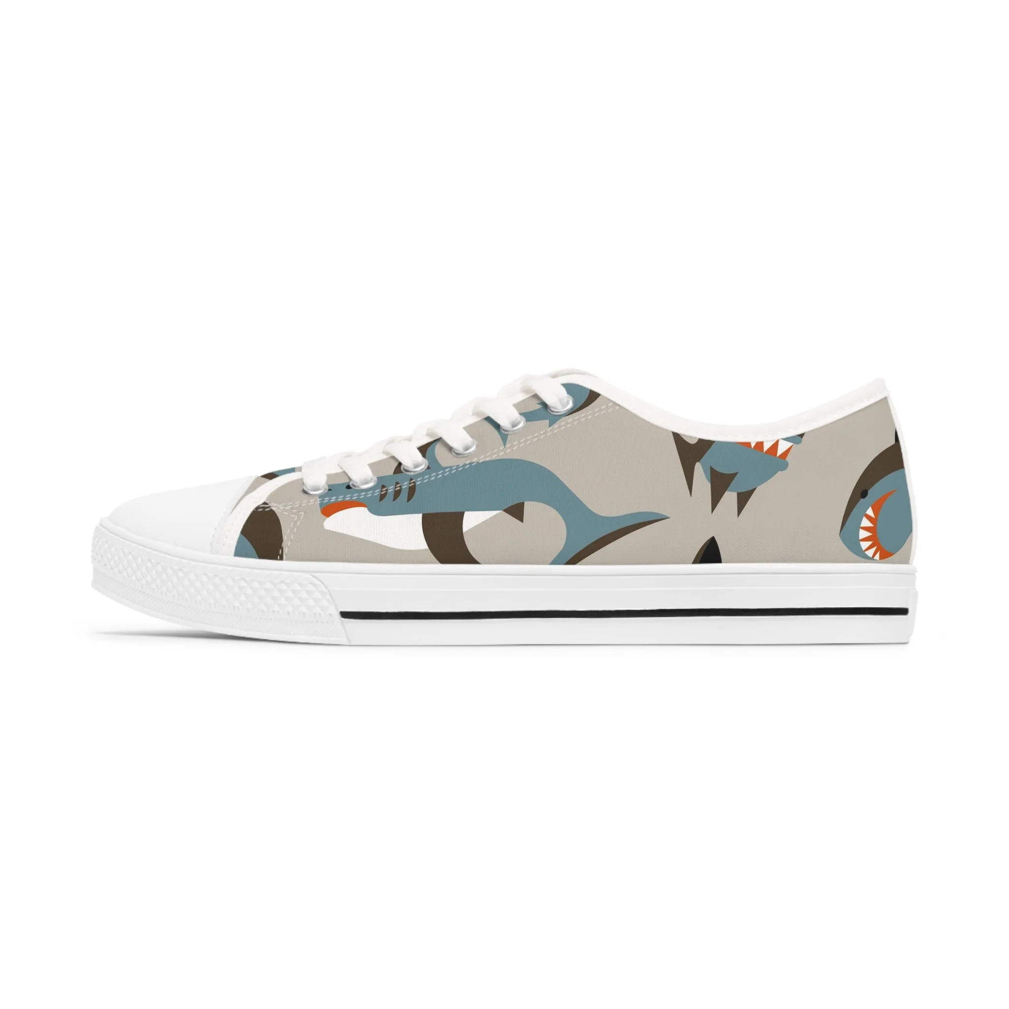 Hammerhead Shark Women's Low Top Sneakers