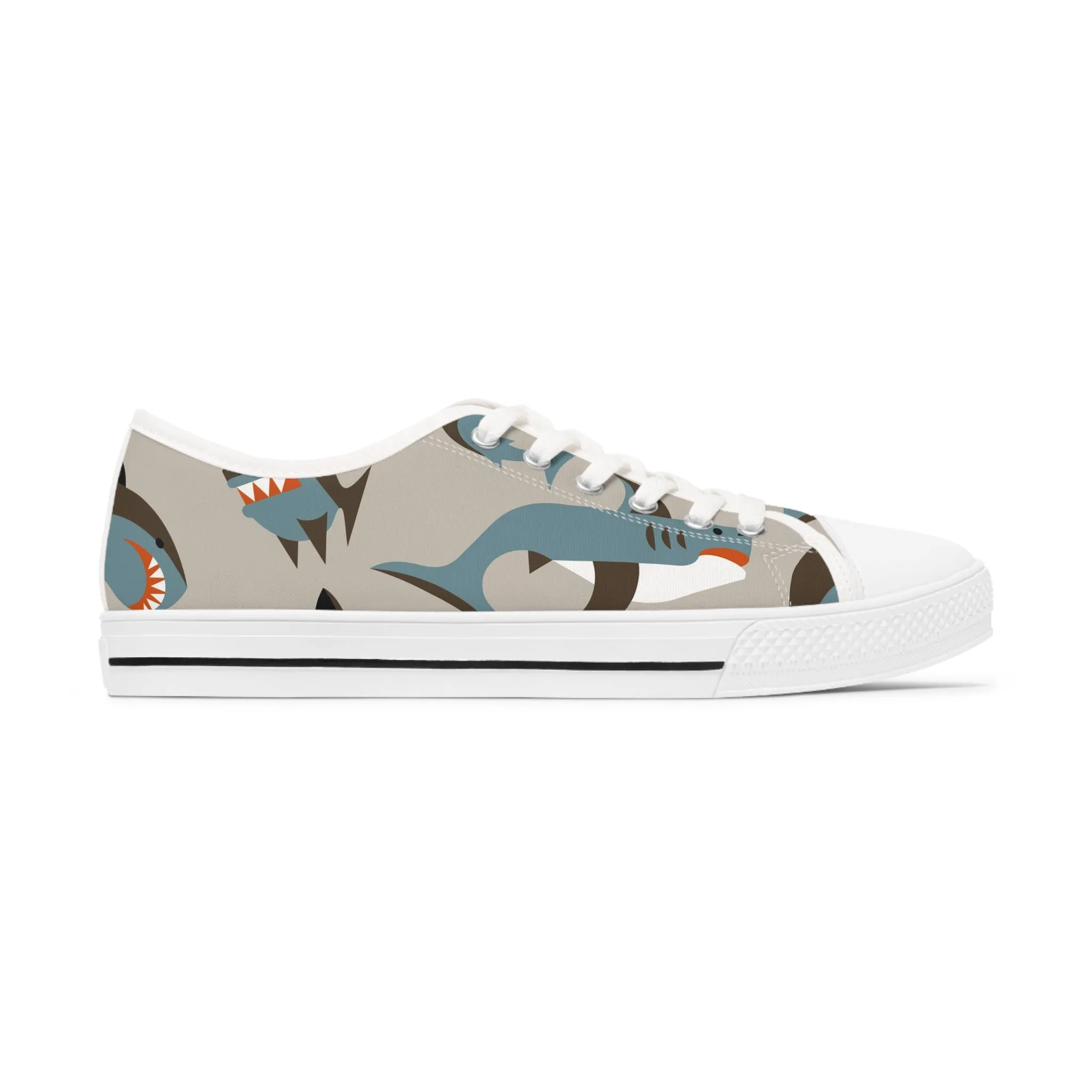 Hammerhead Shark Women's Low Top Sneakers