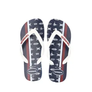 HAVAIANAS TOP NAUTICAL - NAVY BLUE/WHITE/APACHE RED