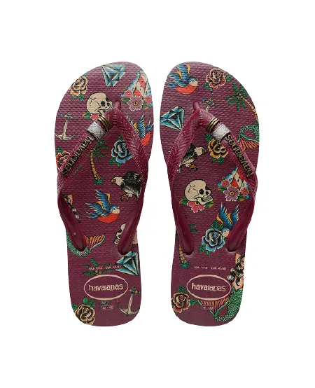 HAVAIANAS TOP TRIBO - BORDEAUX