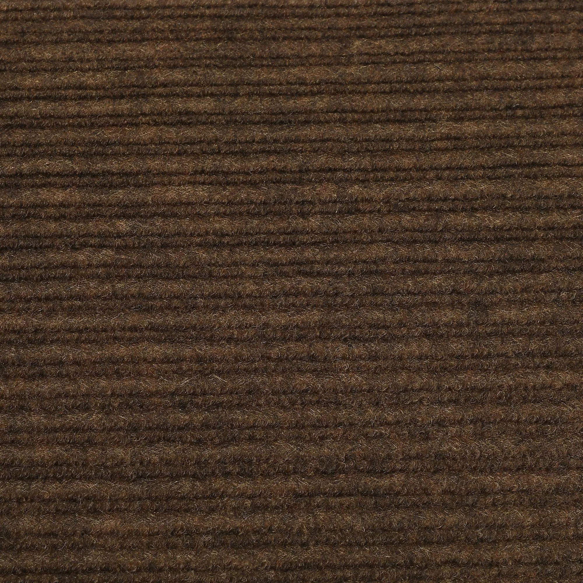 Heart Home Oval Shape Durable Microfiber Door Mat, Heavy Duty Doormat, Indoor Outdoor, Easy Clean, Waterproof, Low-Profile Mats for Entry, Patio, Garage (14'' x 23'', Brown)-HEART12091, Standard