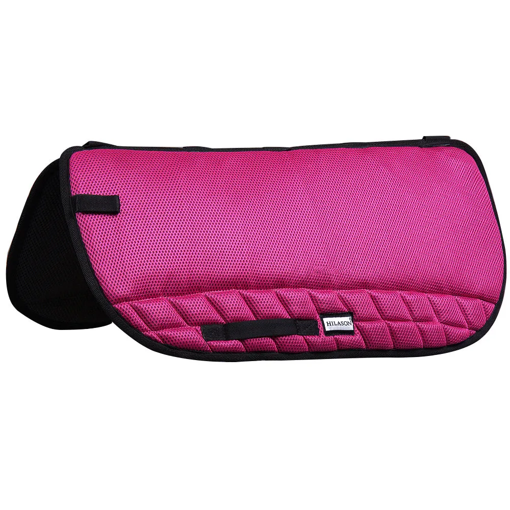 Horse Saddle Pad Hilason Western Gel With Antislip Hot Pink