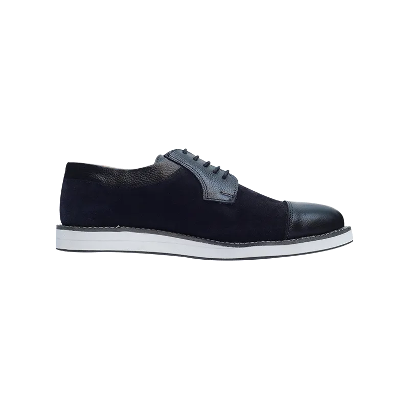 Leather Casual Shoes Combo with Suede