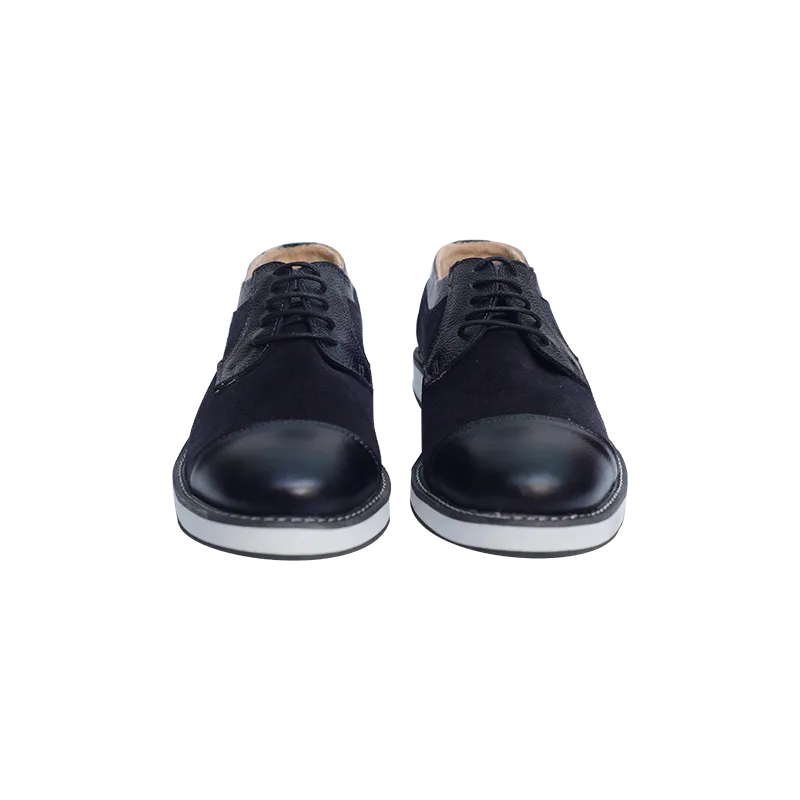 Leather Casual Shoes Combo with Suede