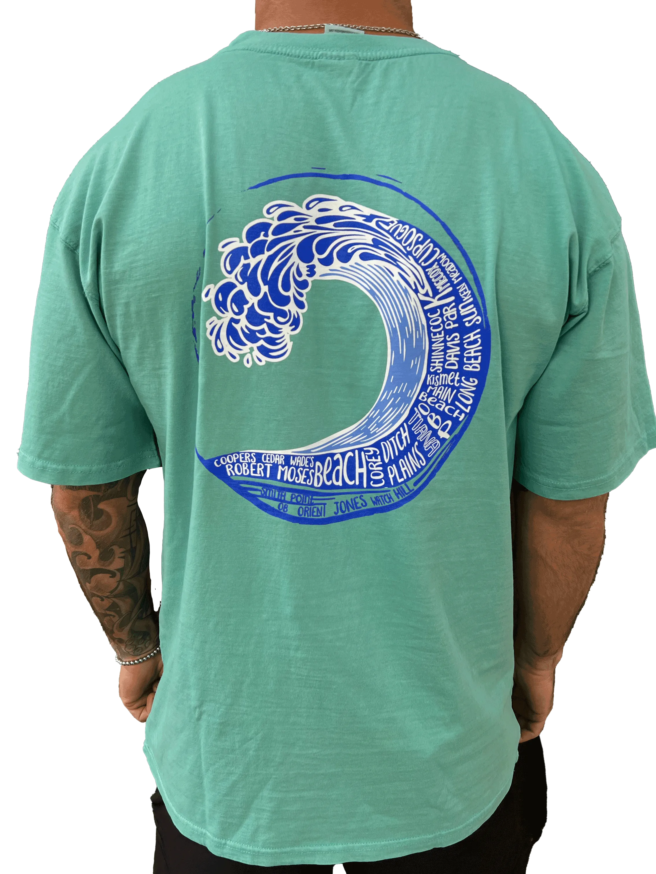 Long Island Beach Wave Tee