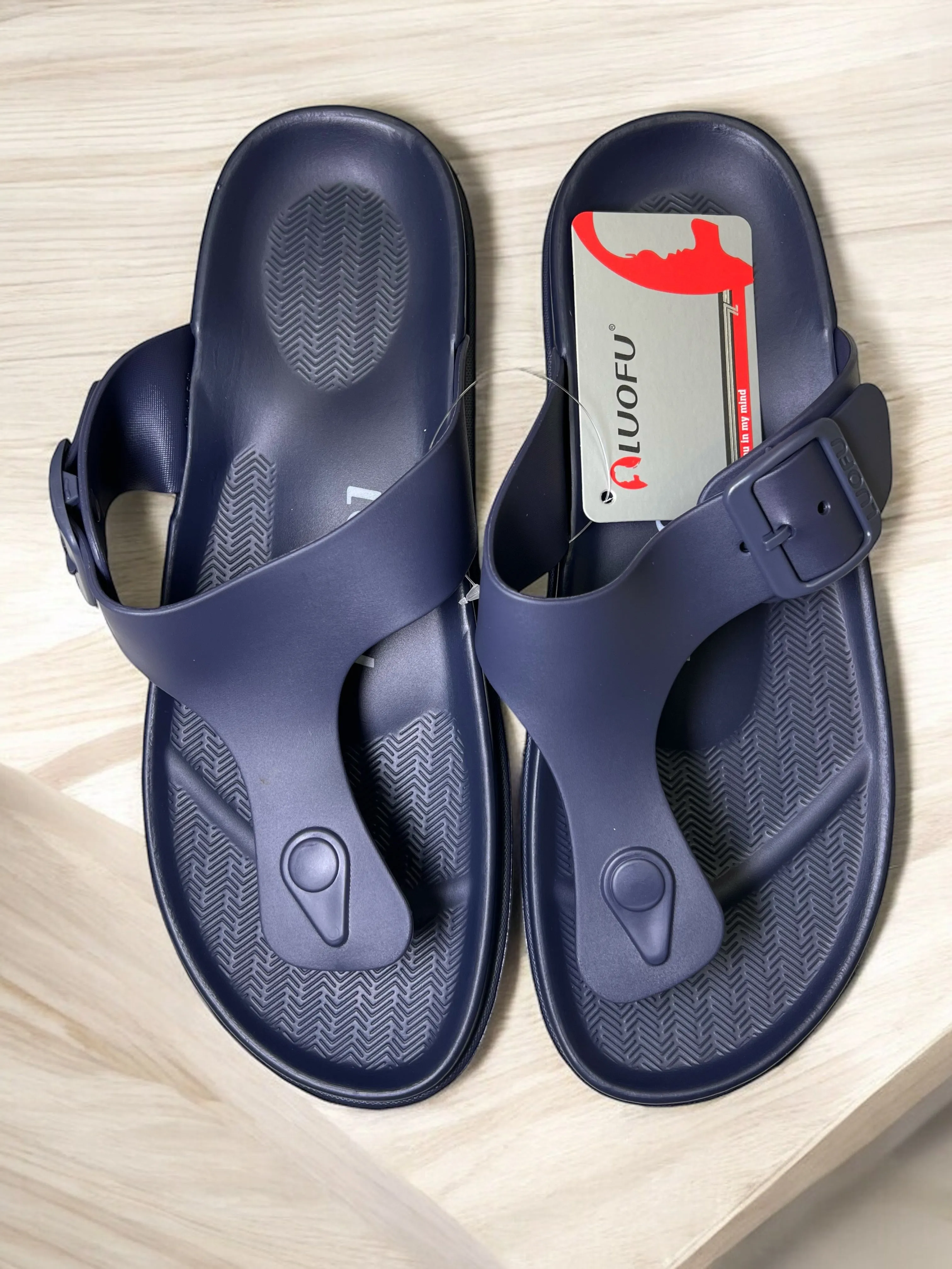 LUOFU Buckled Slide Sandals (GS)