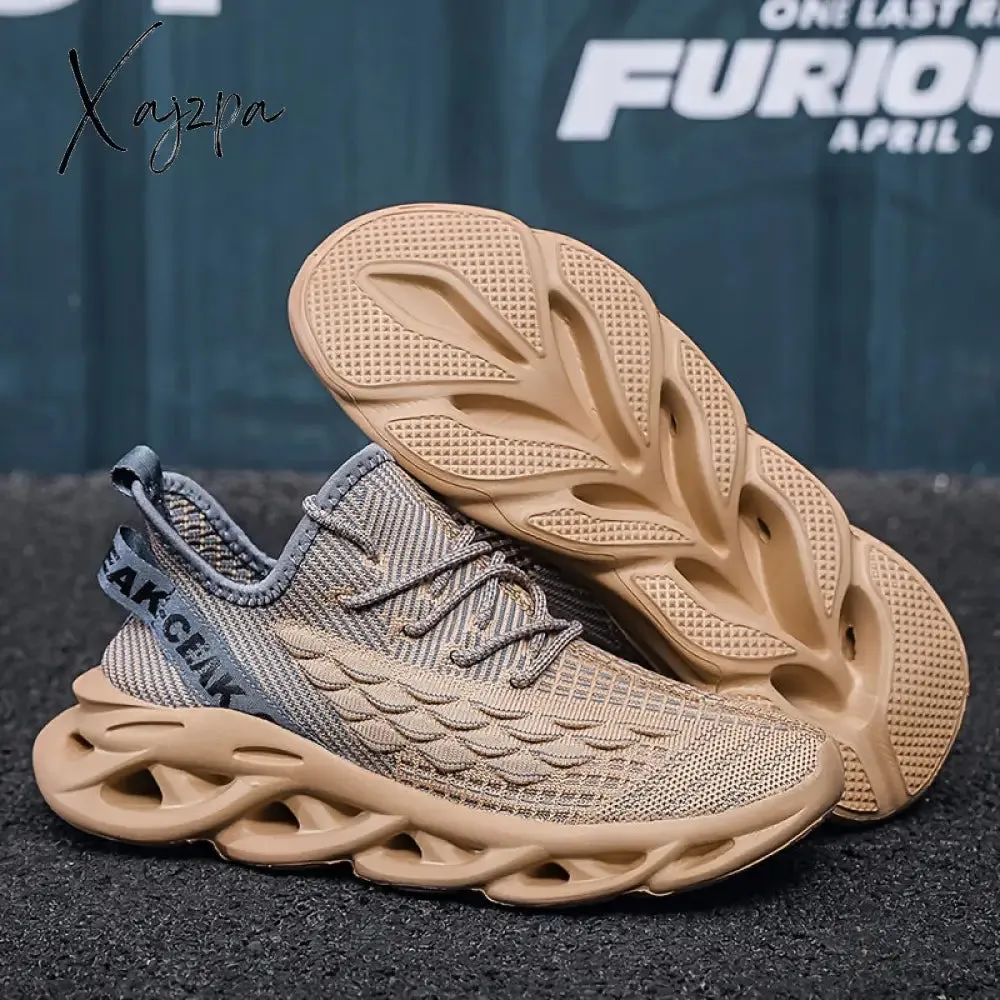 Men's Ultra-Light Blade Sneakers - Breathable & Shock-Absorbing, Versatile Non-Slip Shoes for Running, Gym & Daily Wear