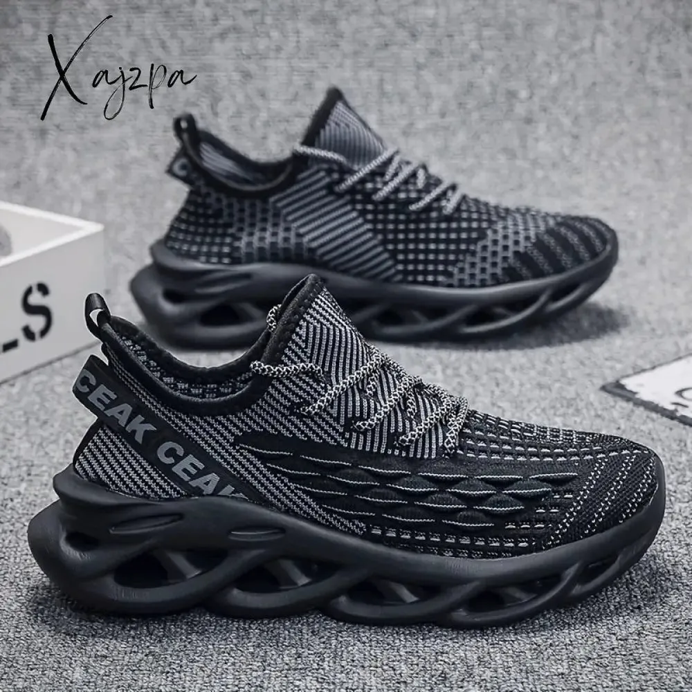 Men's Ultra-Light Blade Sneakers - Breathable & Shock-Absorbing, Versatile Non-Slip Shoes for Running, Gym & Daily Wear