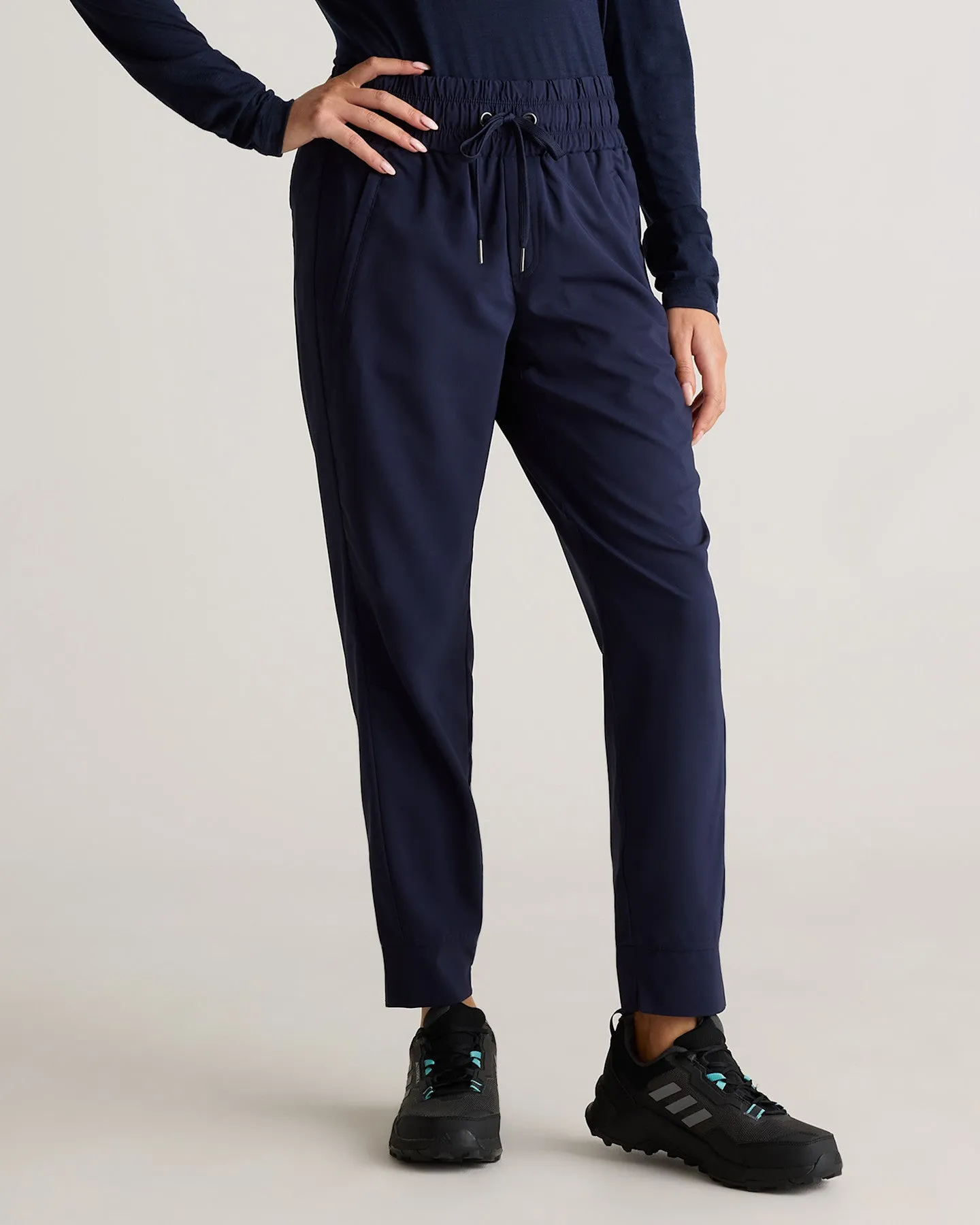 Micro Ripstop Mid-Rise Jogger