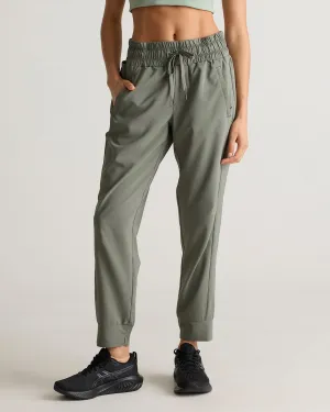 Micro Ripstop Mid-Rise Jogger