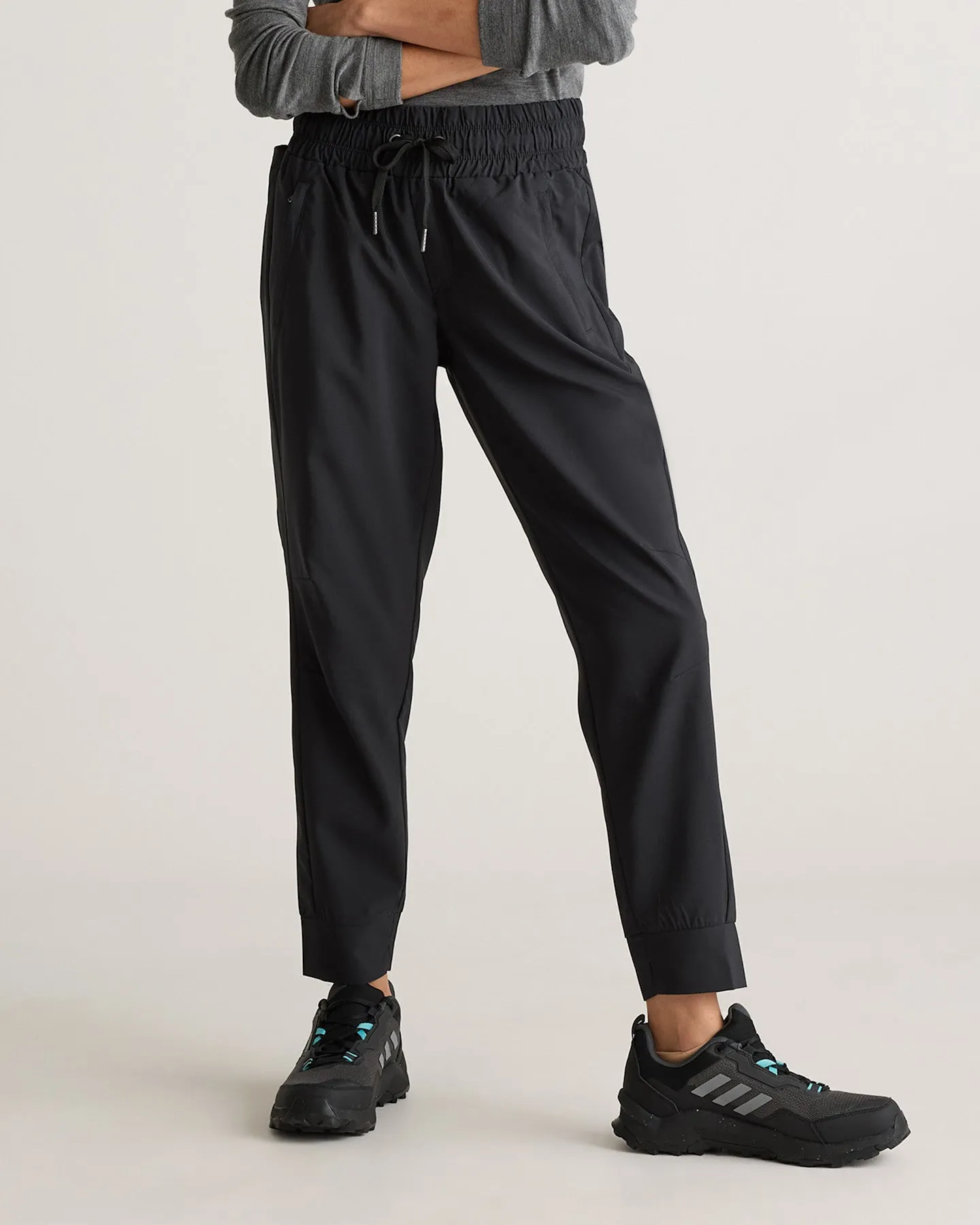 Micro Ripstop Mid-Rise Jogger
