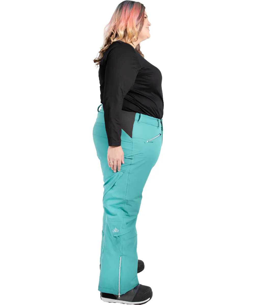 Nobody's Princess Zali Pants Aqua Regular Length Sizes 20-24