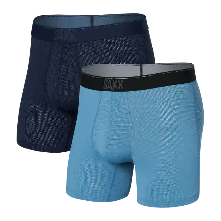 SAXX Quest Quick Dry Mesh Boxer Fly Brief - 2 Pack