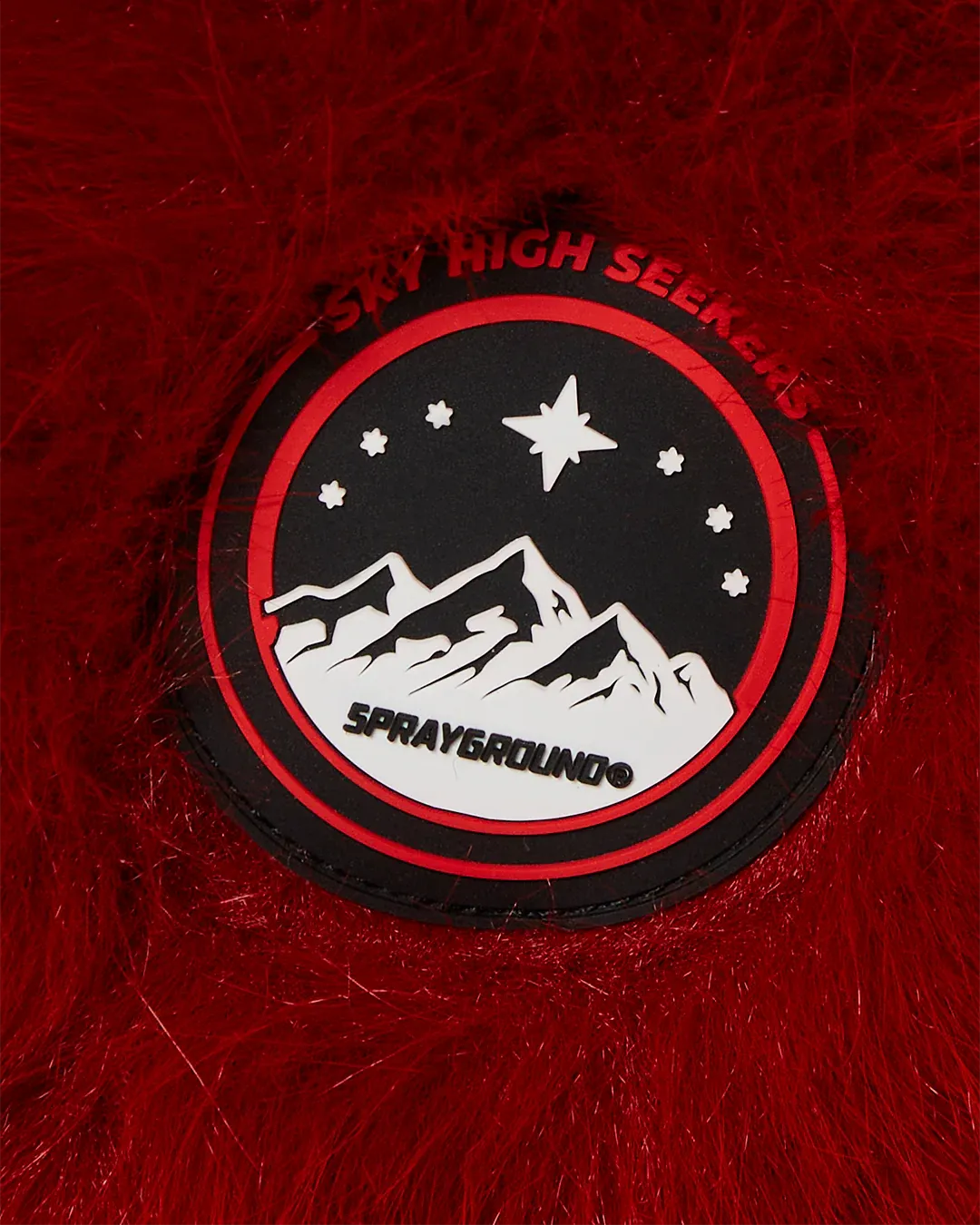 Sprayground Sky High Seekers Arctic Big Fur Aviator (SG Red)