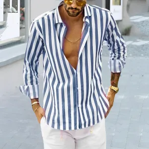 Striped & Casual Summer Island Shirt