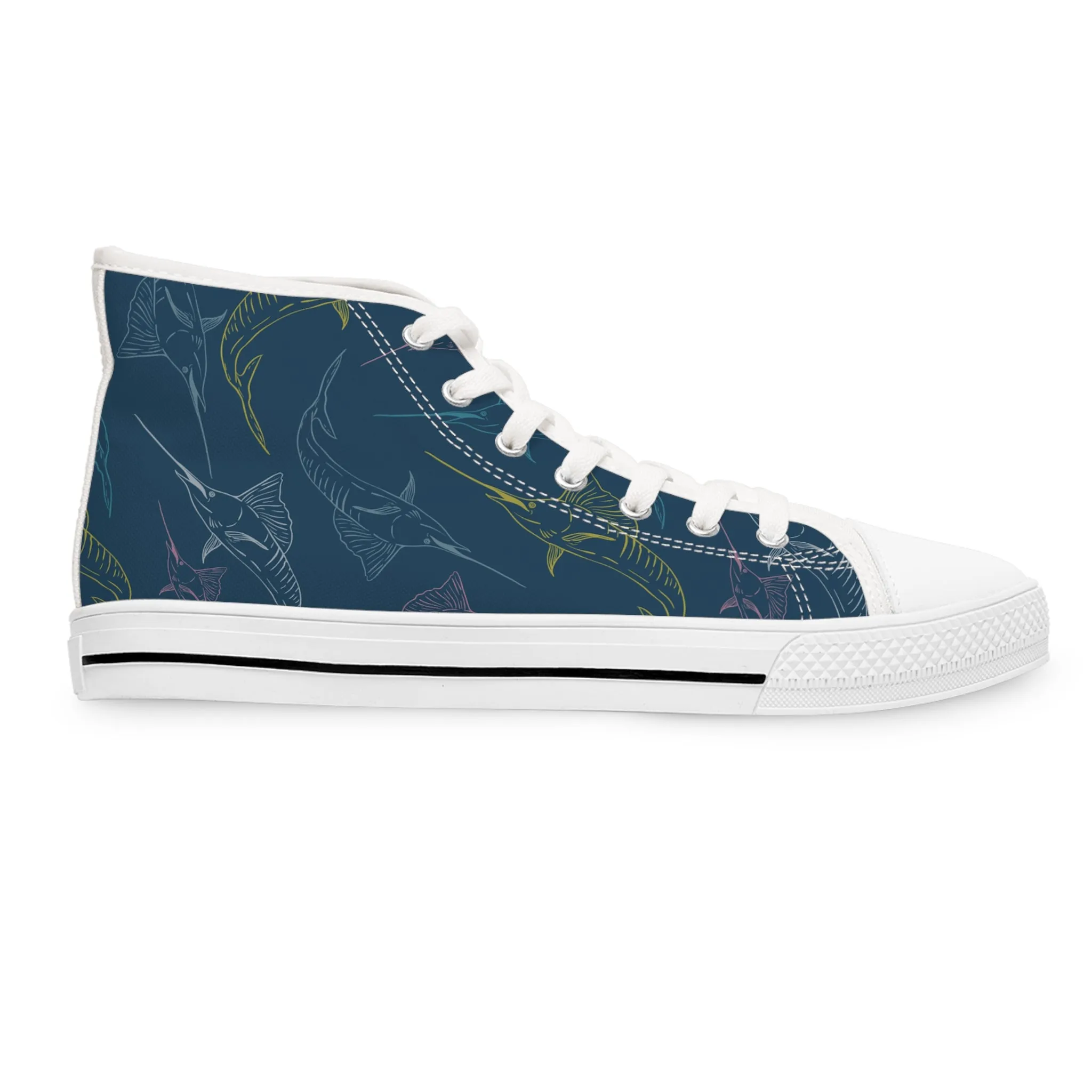 Swordfish Women's High Top Sneakers