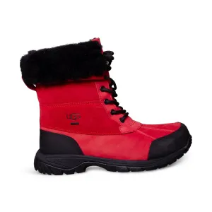 UGG Butte Samba Red / Black Boots - Women's