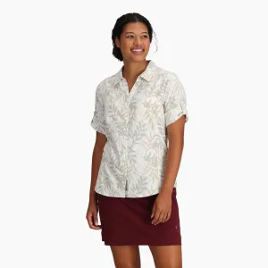 Women's Expedition Pro 3/4 Sleeve - Ivory USLA Print