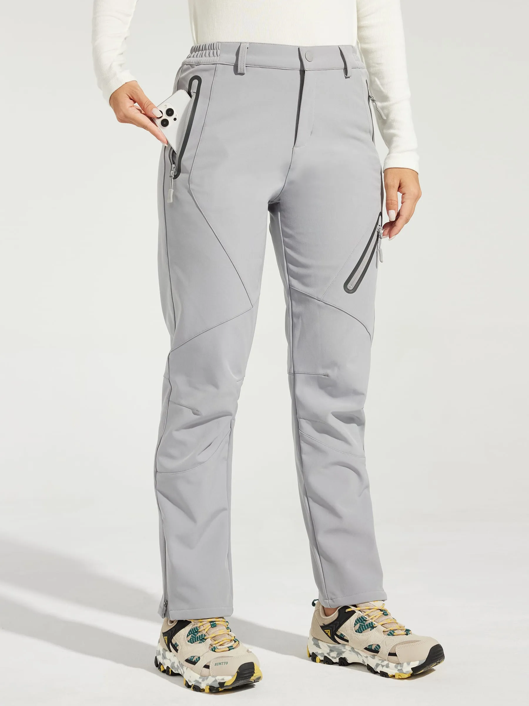 Women's Fleece Lined Snow Cargo Pants