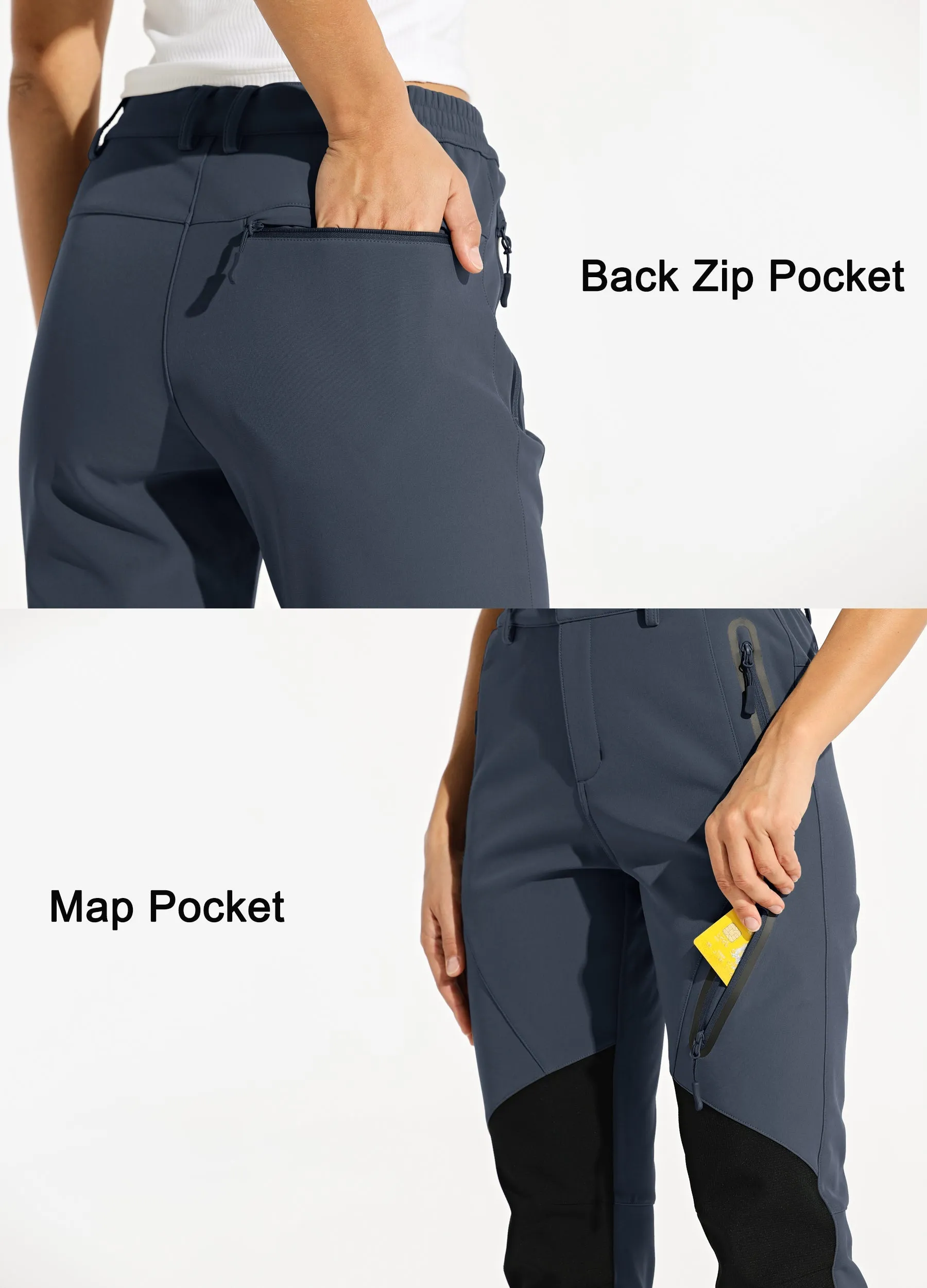 Women's Fleece Lined Snow Cargo Pants
