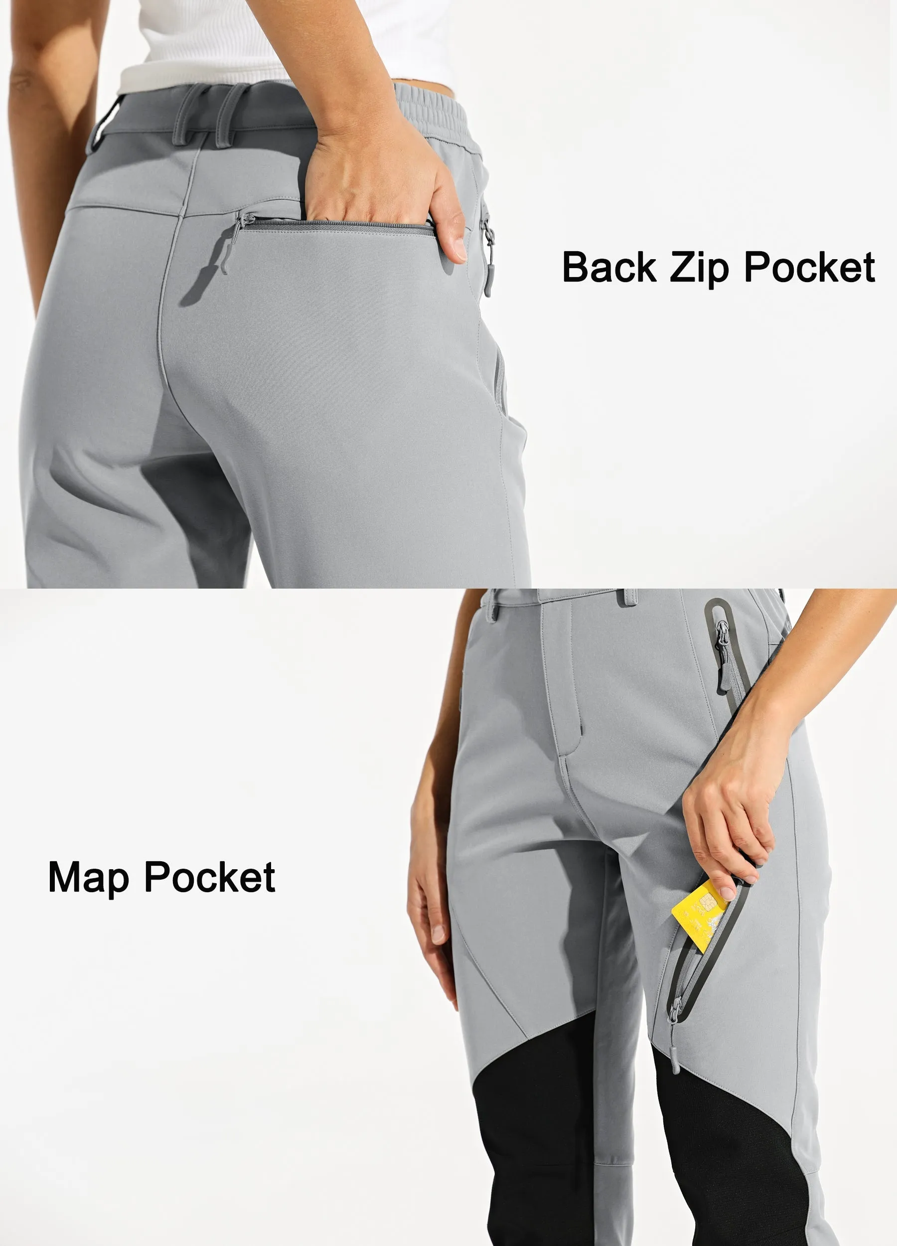 Women's Fleece Lined Snow Cargo Pants