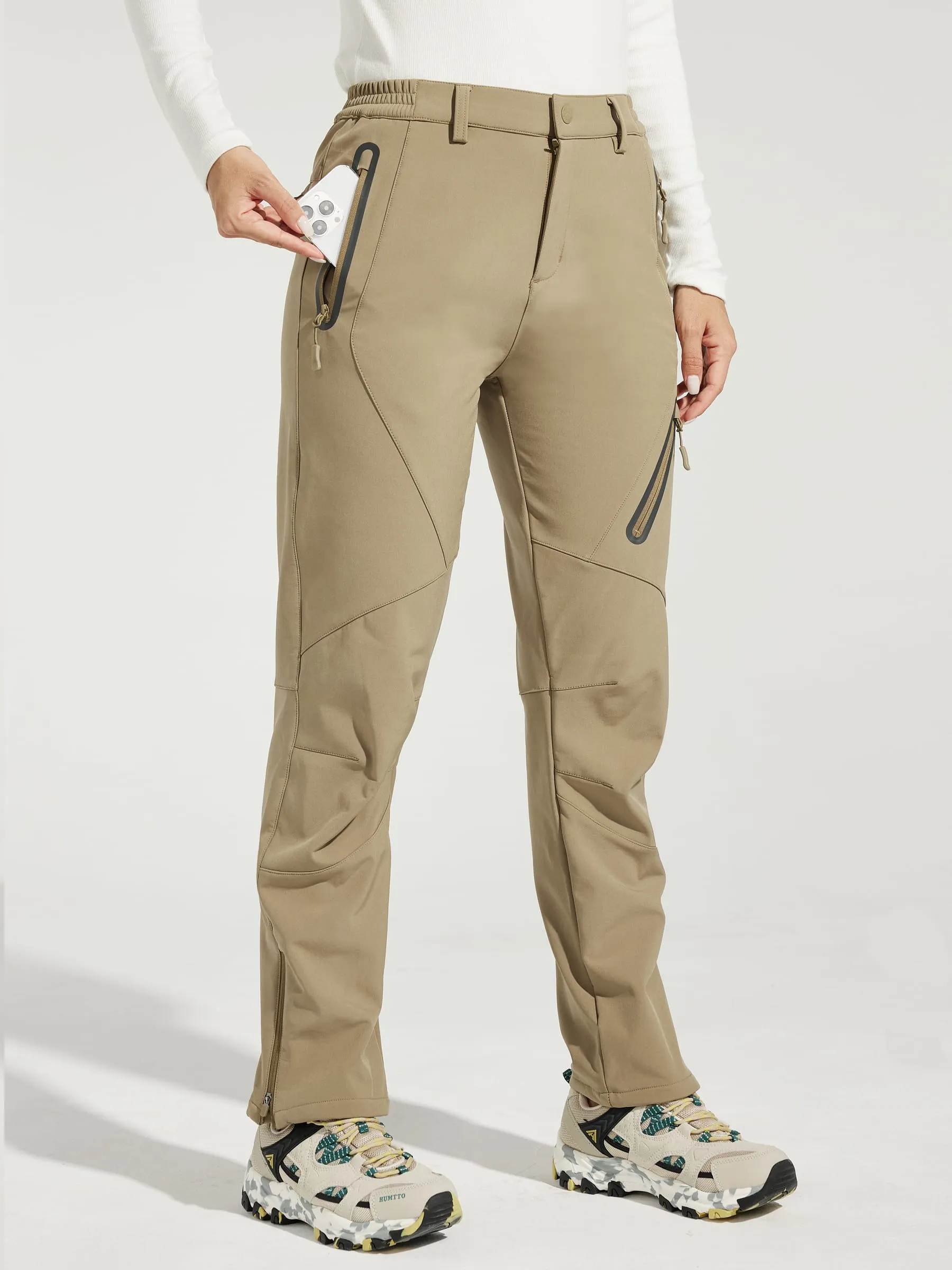 Women's Fleece Lined Snow Cargo Pants