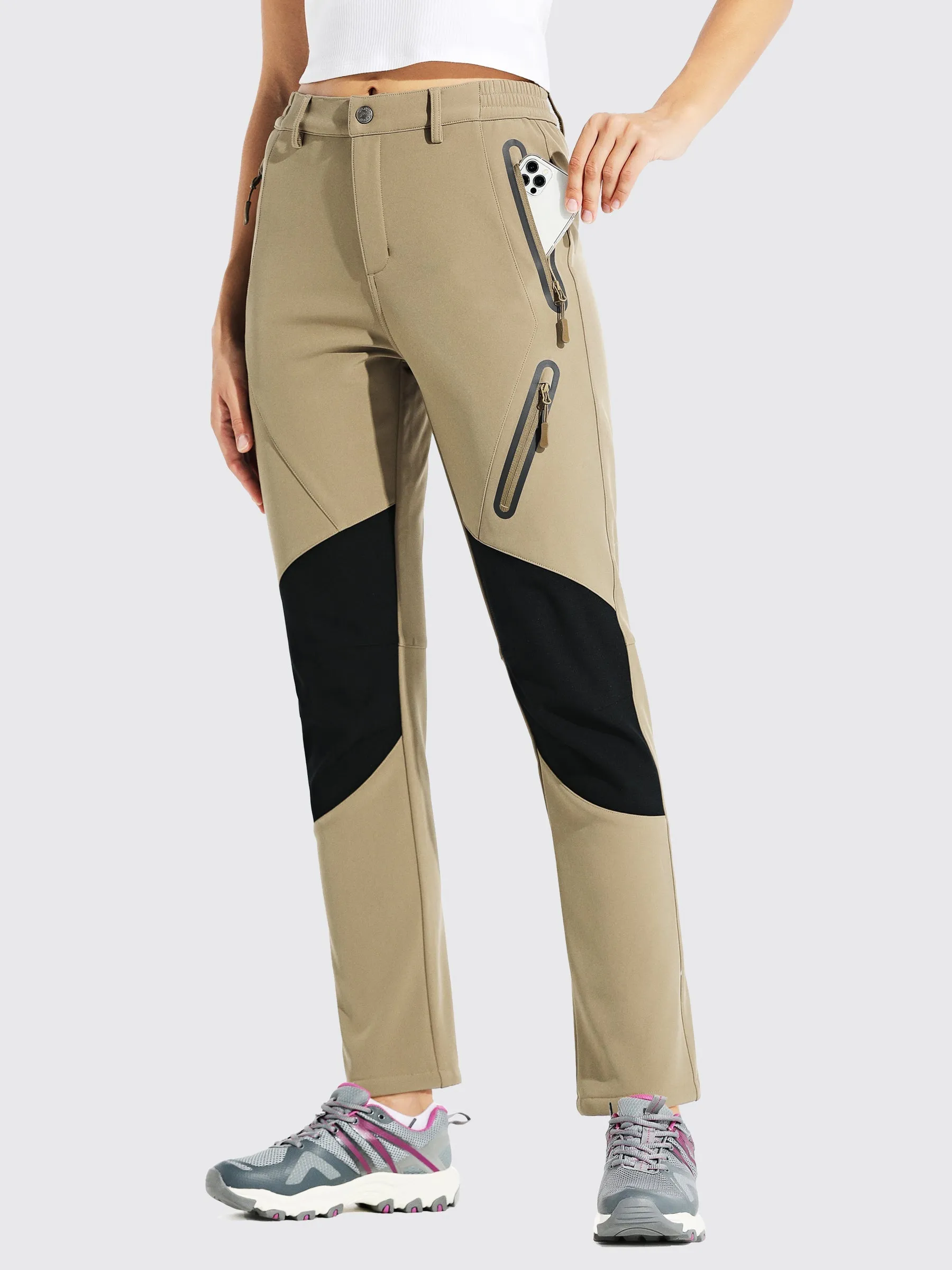Women's Fleece Lined Snow Cargo Pants