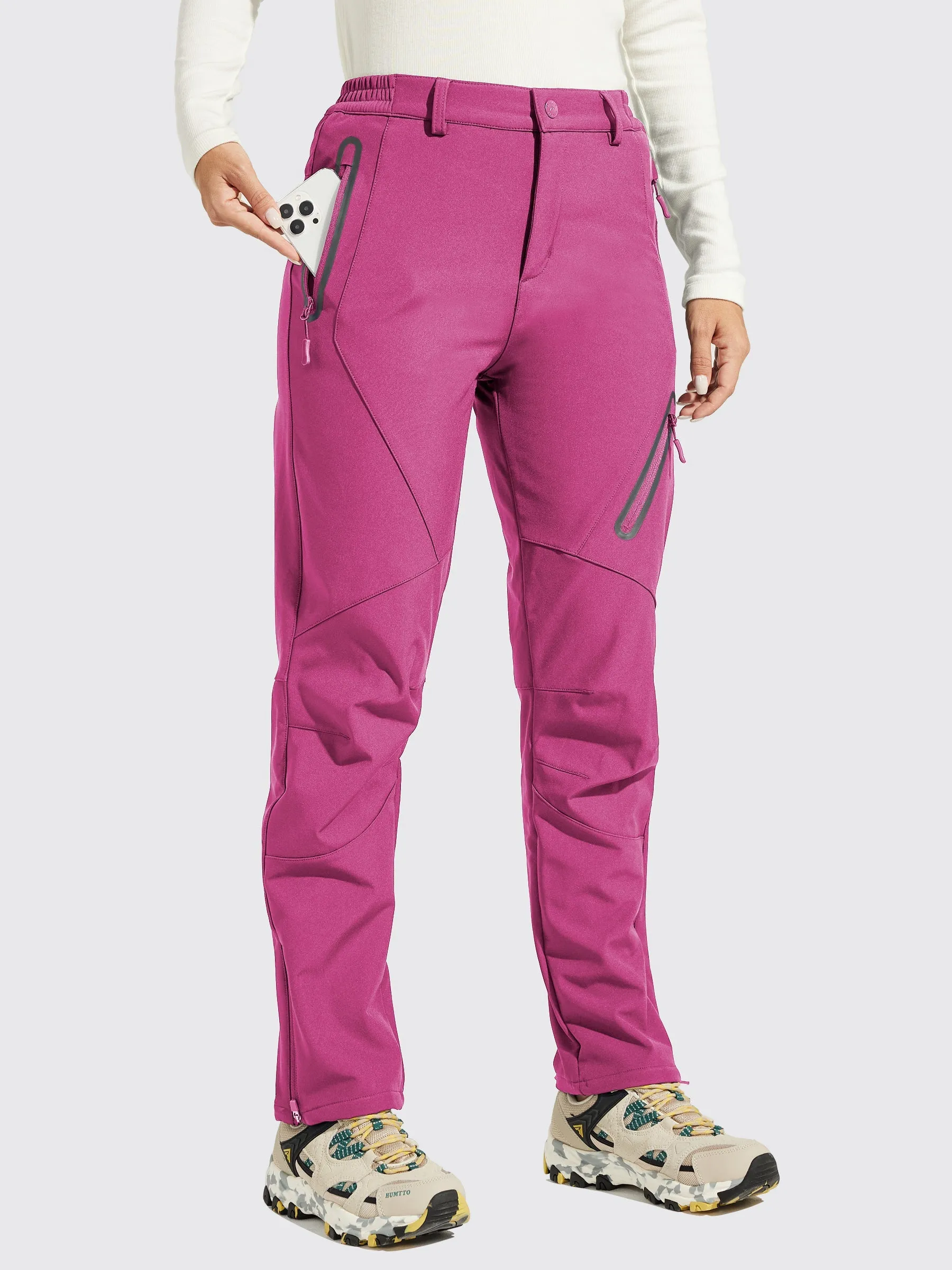 Women's Fleece Lined Snow Cargo Pants
